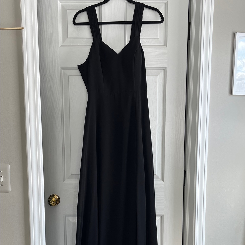Azazie Black Maxi Dress
